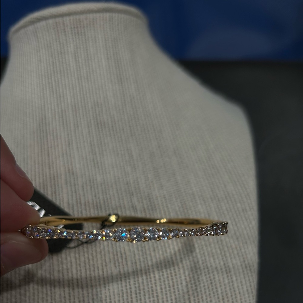 Nadri Gold and Silver Bracelet
